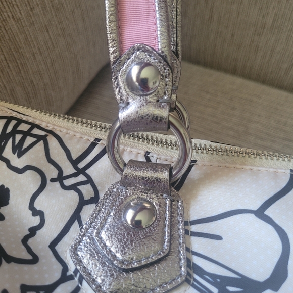 Coach Poppy Graffiti Floral Art Bag 16306 - Picture 6 of 11